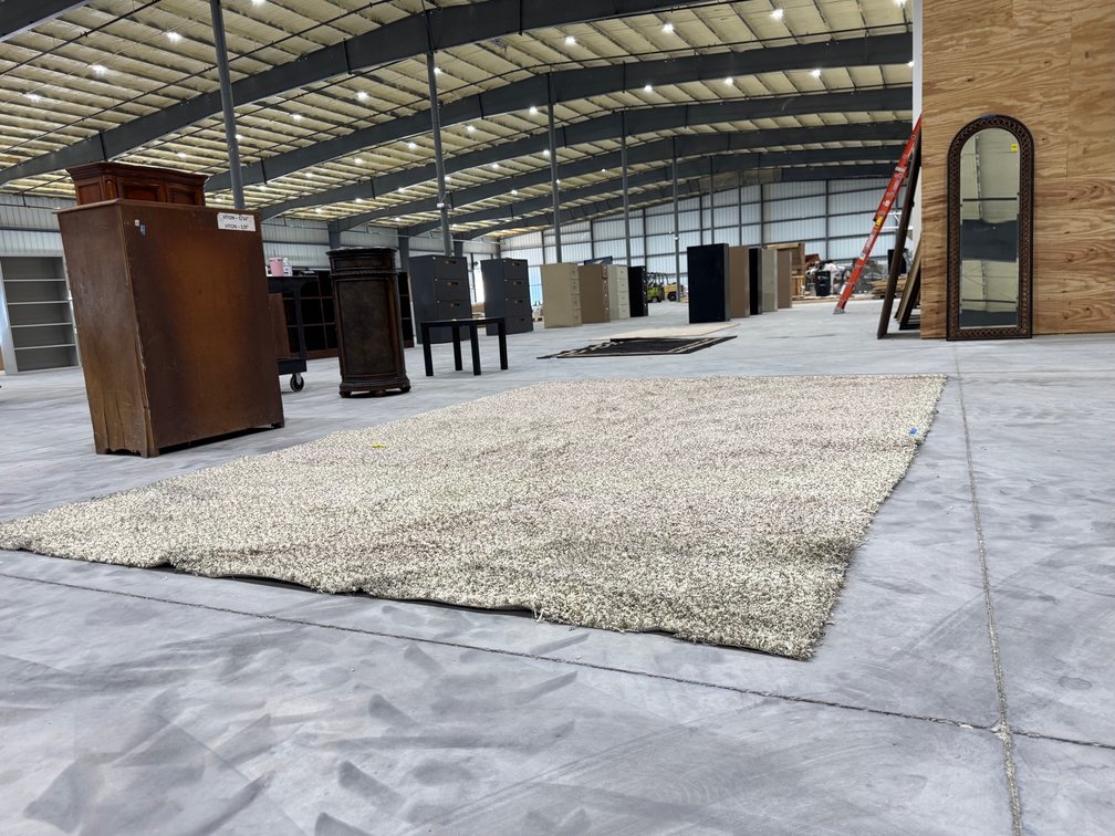 138" x 95" Piece Of Carpet, Unfinished Edges
