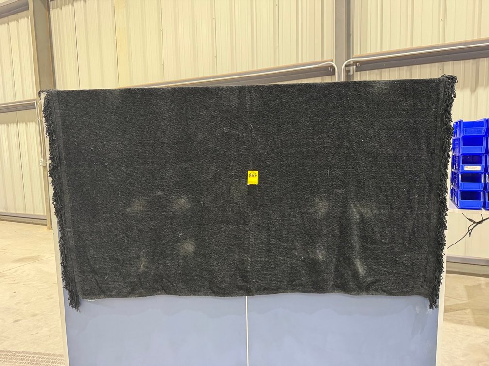 Black Throw Blanket With Fringe