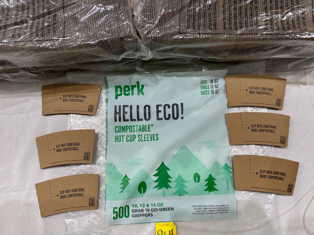 Perk Hello Eco! Compostable Hot Cup Sleeves
