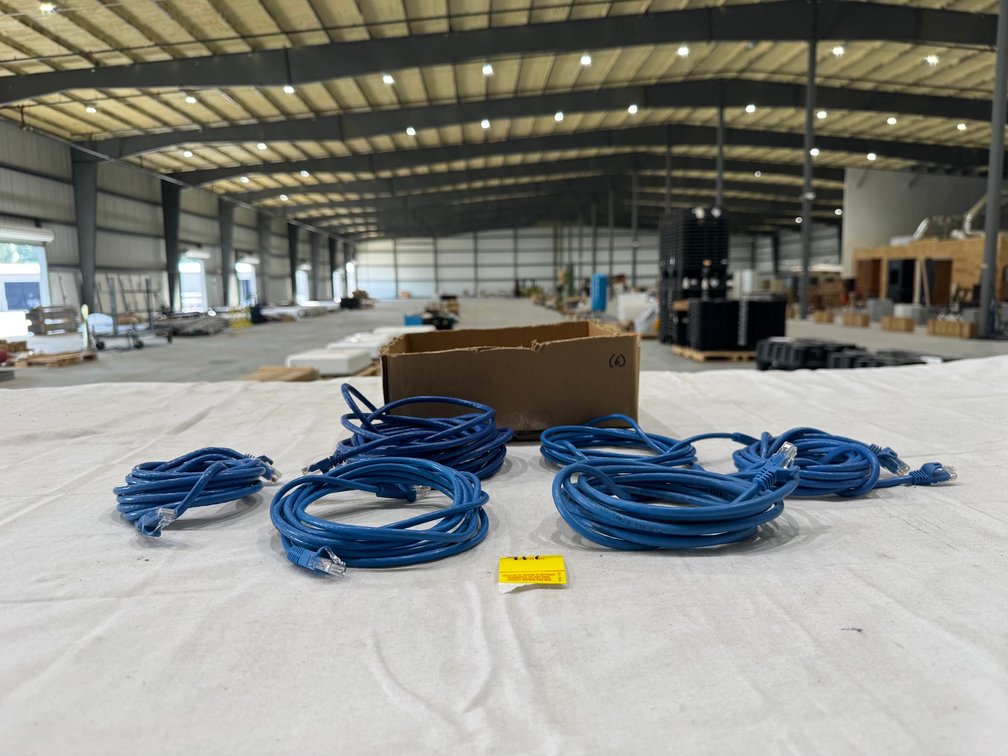 (6) Ethernet Cables, 6'+/-