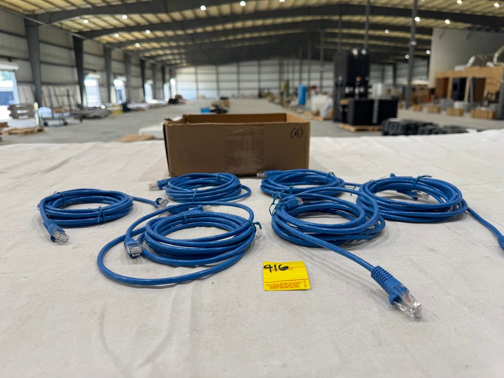 (6) Ethernet Cables, 6'+/-