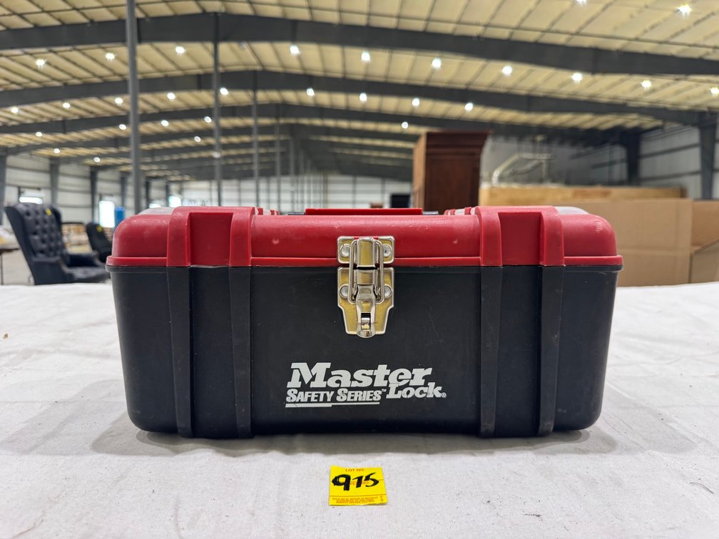 Master Lock Safety Series Tool Box With Assorted Tools