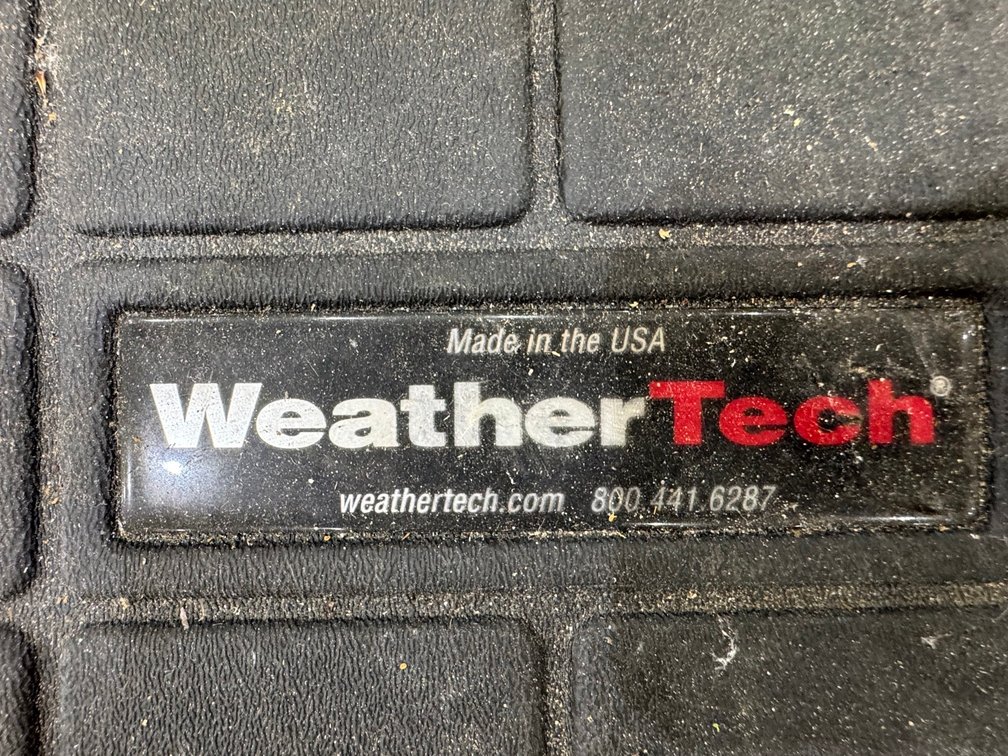 WeatherTech Rubber Floor Mat, (3) Black Carpeted Mats