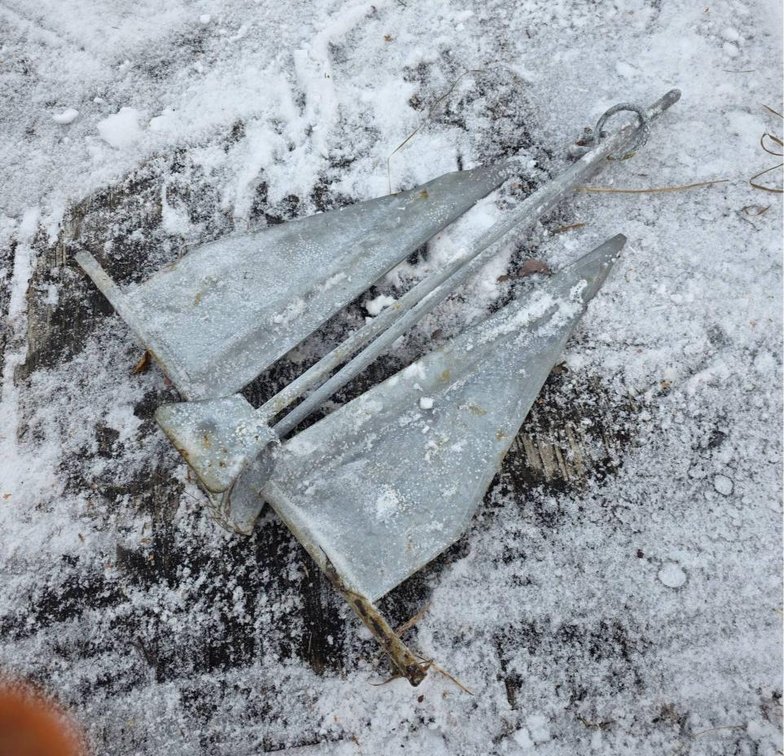 23-Inch Metal Boat Anchor