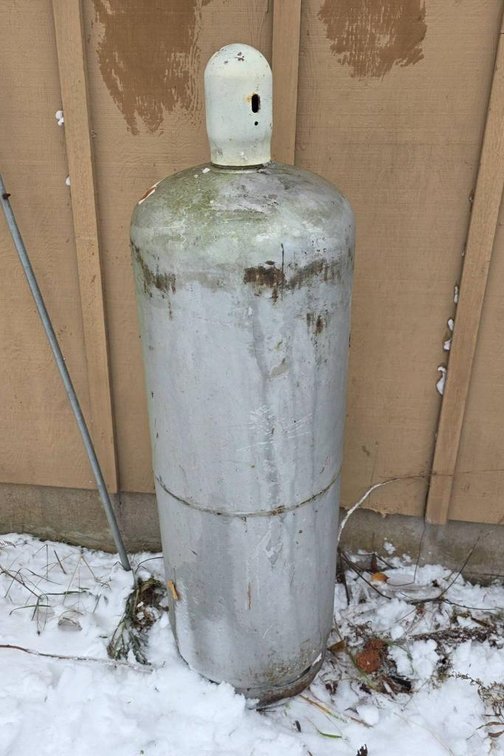51″ Empty Propane Tank with Cap