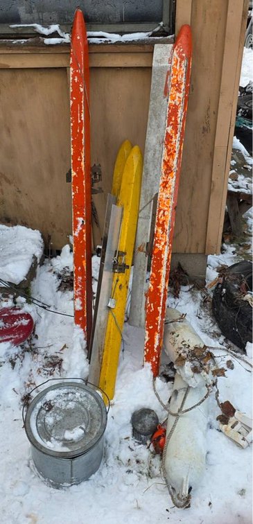 Lake Superior Fishing Lot With Skis, Cannonball, and More
