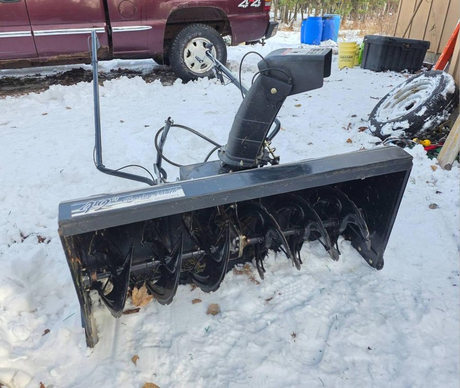 42″ MTD Two-Stage Snowblower Tractor Attachment