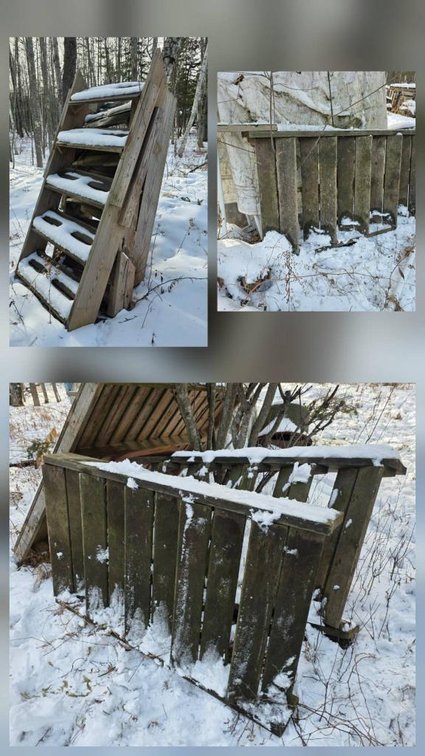 6 Sections of Pressure-Treated Lumber Stairs