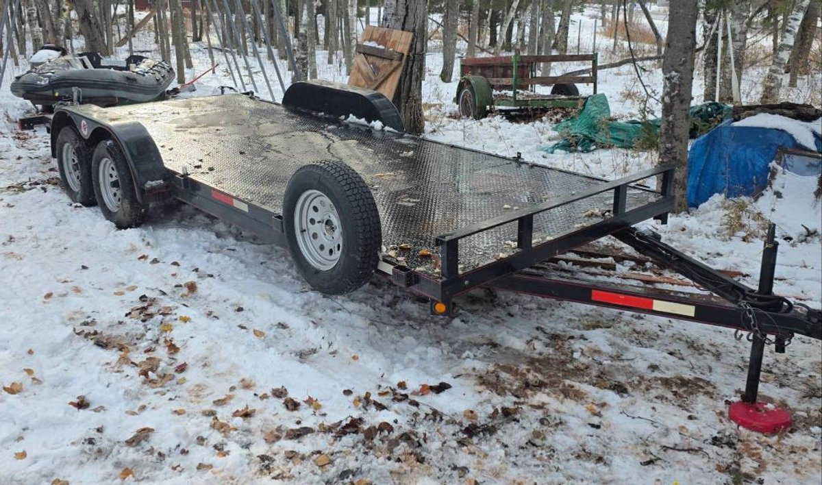 20ft J&T Steel Car Hauling Trailer