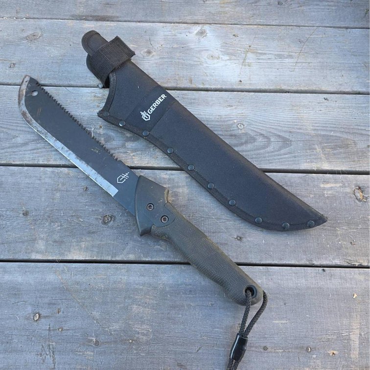 12-Inch Gerber Machete with Sheath