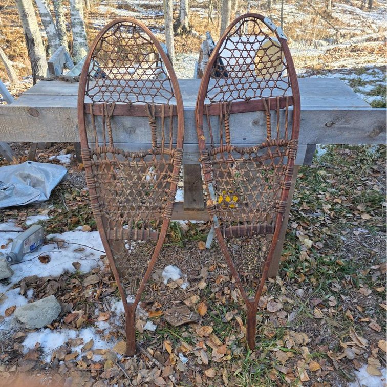 Vintage Wooden Snowshoes