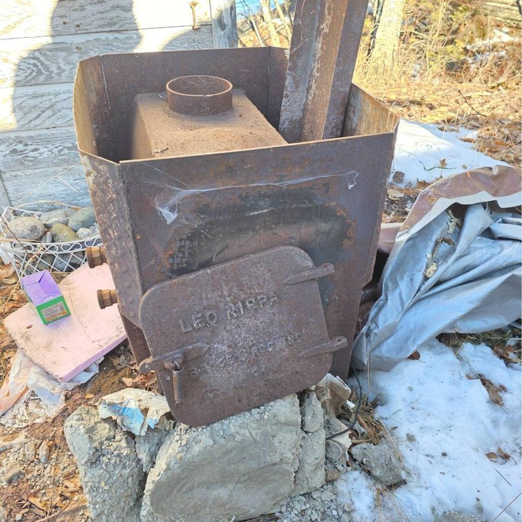Leo Nippa Steel Sauna Stove from Bruce Crossing, MI