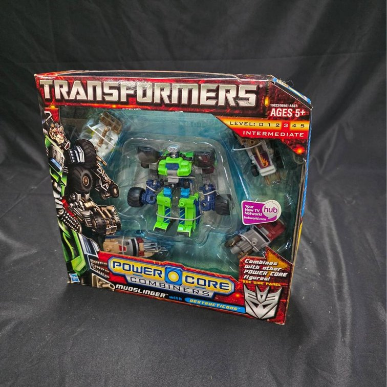 2010 Transformers Power Core Combiners Mudslinger with Destructicons