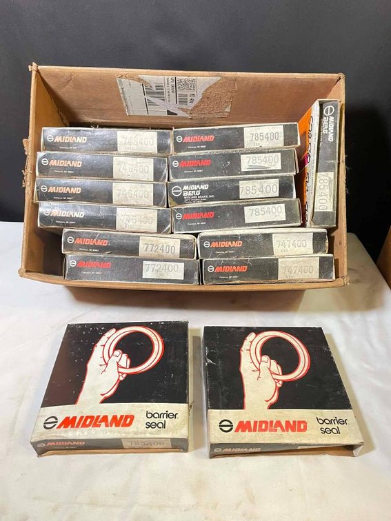 15pc Midland Seals Lot – New Old Stock (NOS)