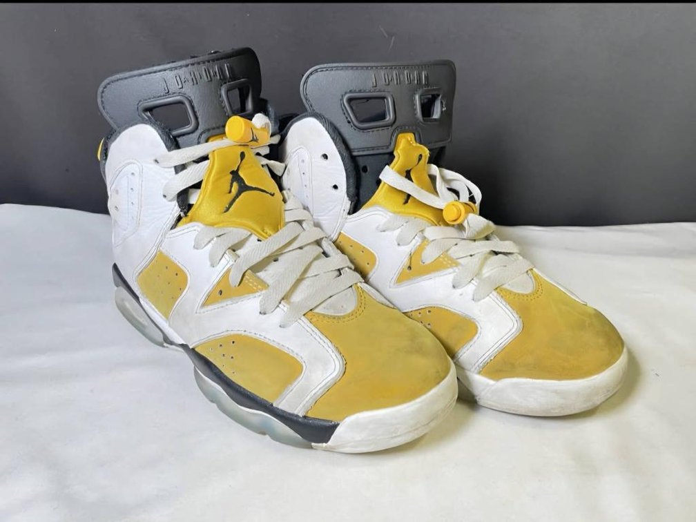 Nike Air Jordan 6 VI Retro Yellow Ochre Shoes