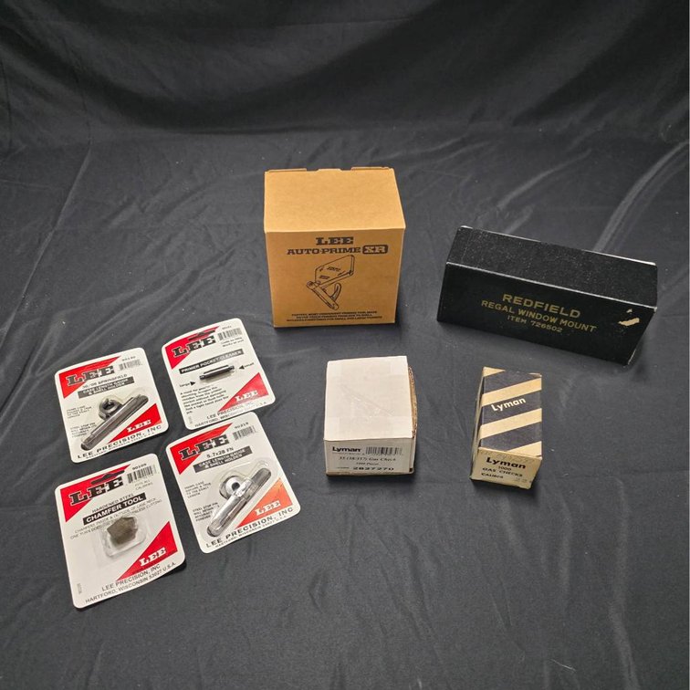 Lee, Lyman, and Redfield Firearm Accessories, inc. Regal Window Mount and Gas Checks