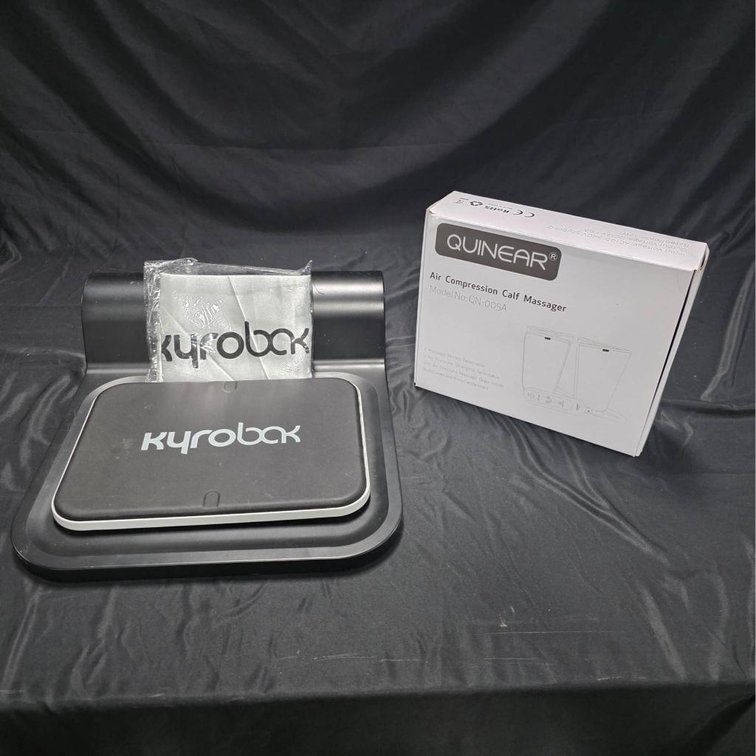 Back and Calf Massager Lot Including Quinear and Kyrobak