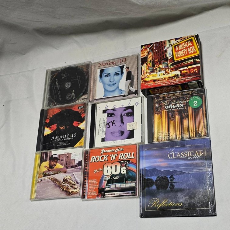 (12) Music CDs Featuring Classical, Jazz, and Soundtracks