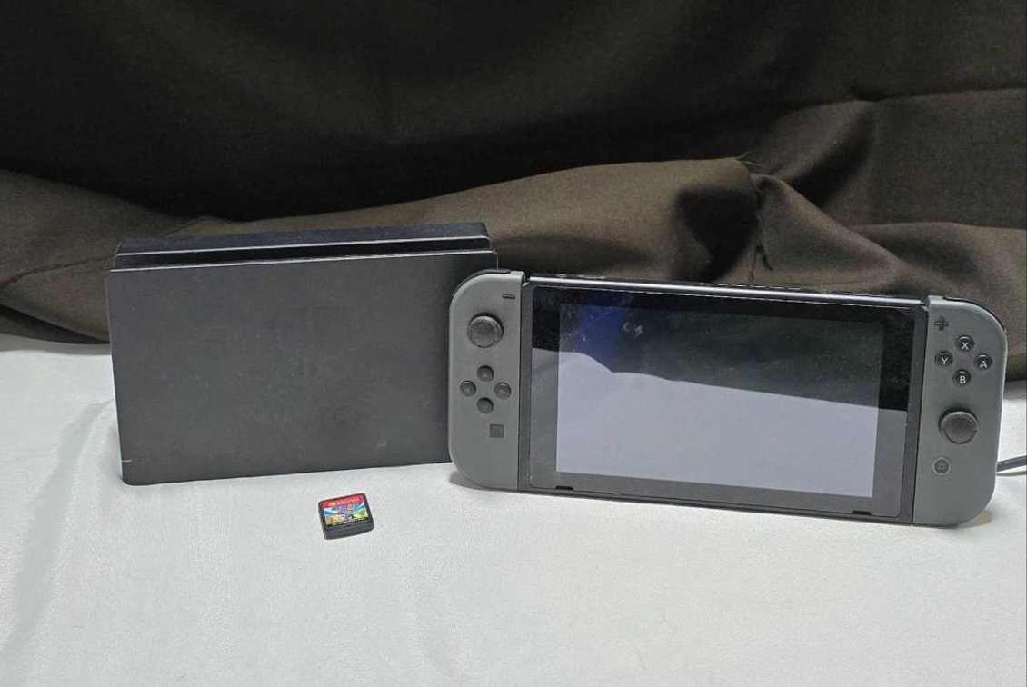 Nintendo Switch Console With Dock and Mario + Rabbids Kingdom Battle Game