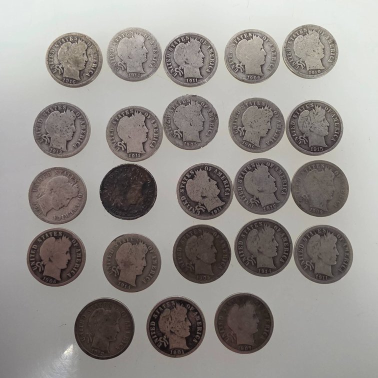 23 Barber Dimes