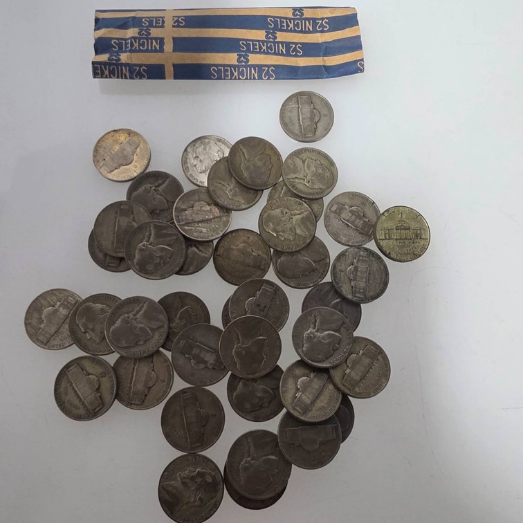 40 US Silver War Nickels (1942-1945)