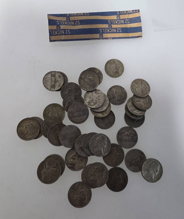40 US Silver War Nickels (1942-1945)