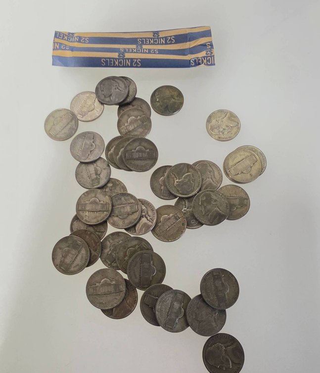 40 US Silver War Nickels (1942-1945) 