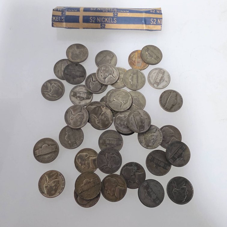 40 US Silver War Nickels (1942-1945)