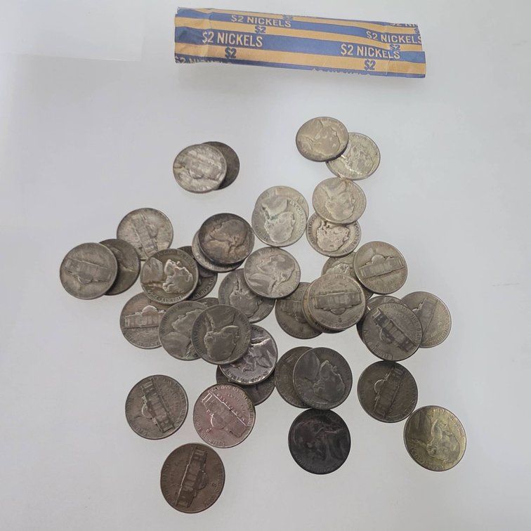 40 US Silver War Nickels (1942-1945)