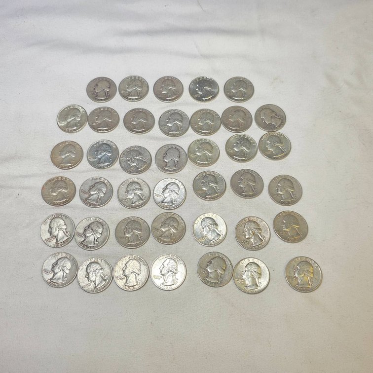 (40) US Silver Quarters (1964 and Earlier)