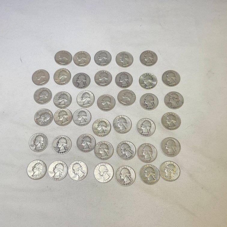 40 Silver Quarters Dated 1964 or Earlier