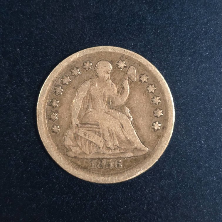 1856 Liberty Seated Half Dime