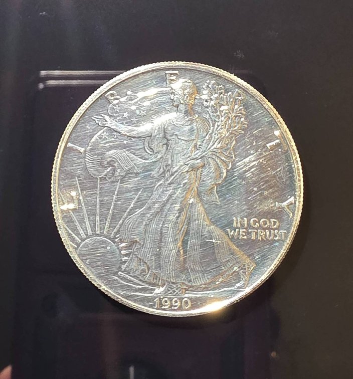 1990 American Eagle 1oz Silver Coin