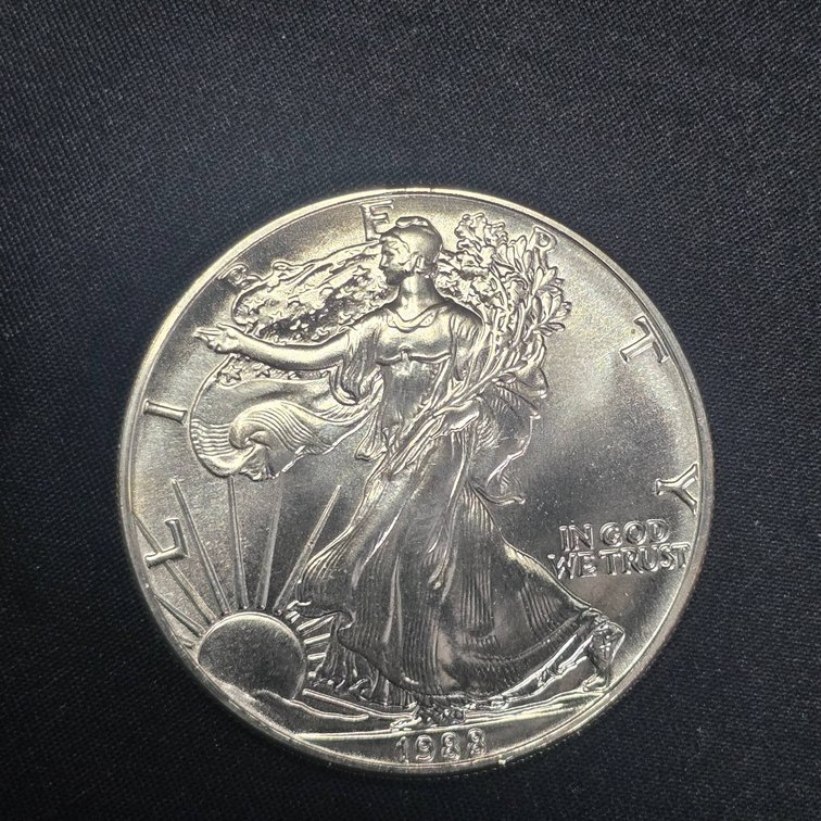 1988 American Silver Eagle One Ounce Coin