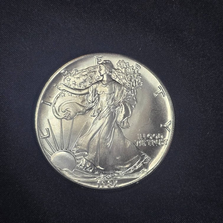 1987 American Silver Eagle 1 oz Fine Silver Coin