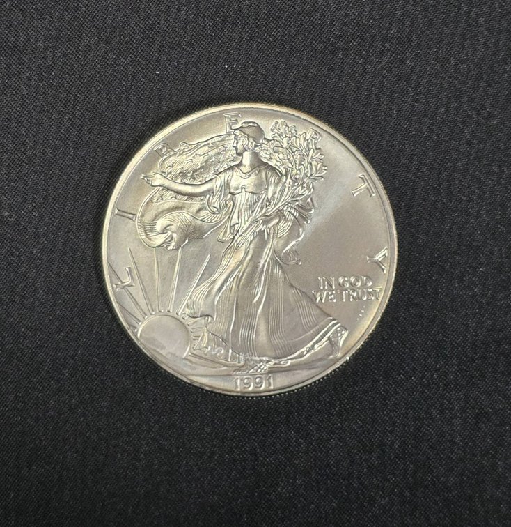 1991 American Eagle 1 oz Silver Dollar Coin