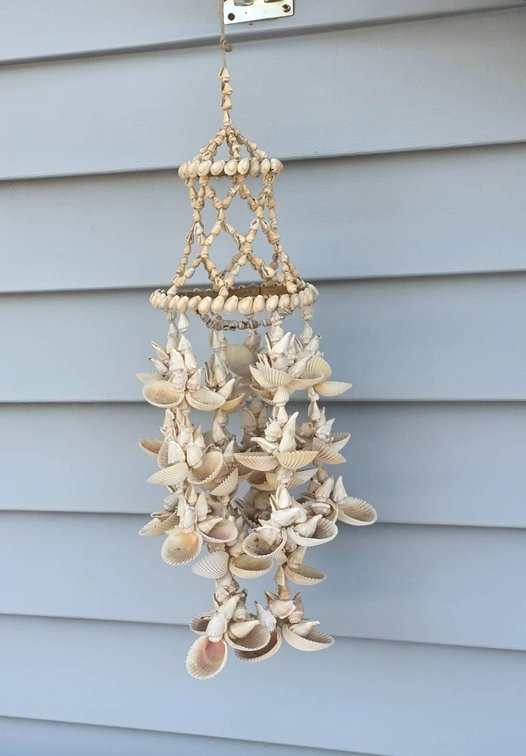  Shell Wind Chime or Decorative Hanging