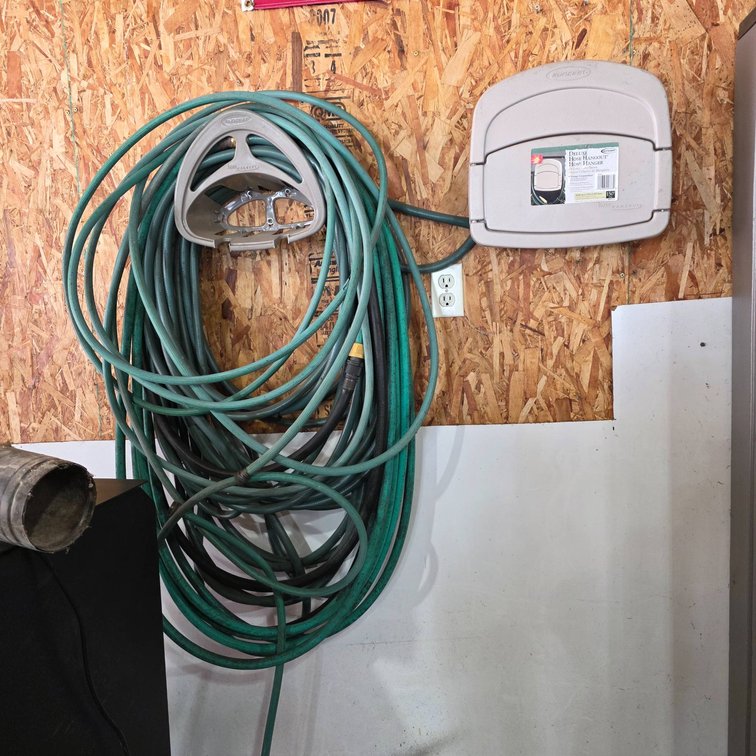 3 Garden Hoses with 2 Hose Holders
