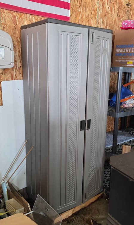 Suncast Storage Cabinet with Shelves