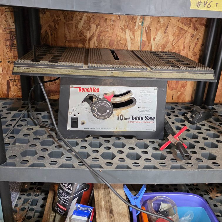 BenchTop 10-Inch Table Saw, Model No. 05-030-13
