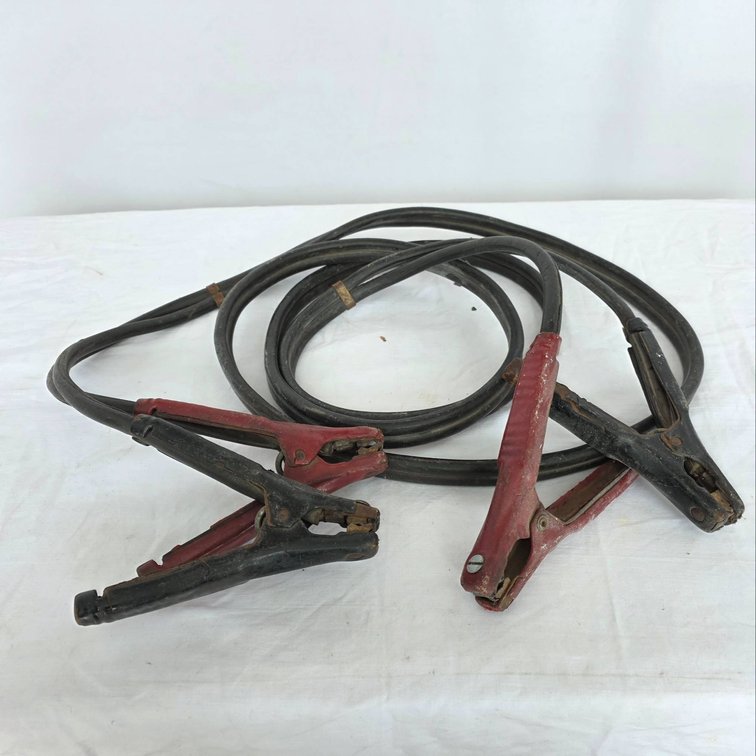 Heavy Duty Jumper Cables Approximately 12 Ft Long