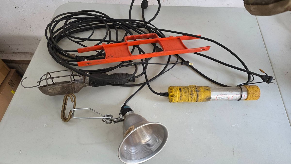 Two Trouble Lights and One Clip Light
