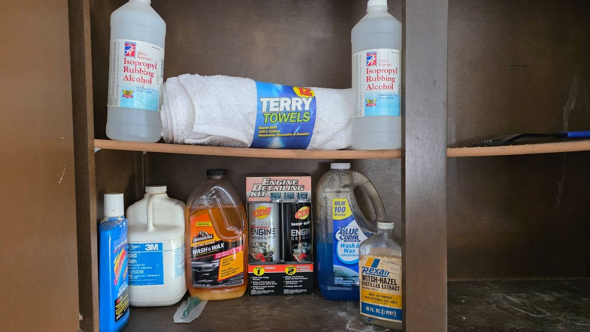 Automotive and Cleaning Supplies with Detailing Products
