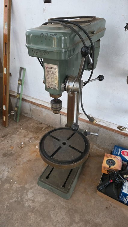 Cummins Machinery Heavy Duty Drill Press Model CI120-IND, 1978