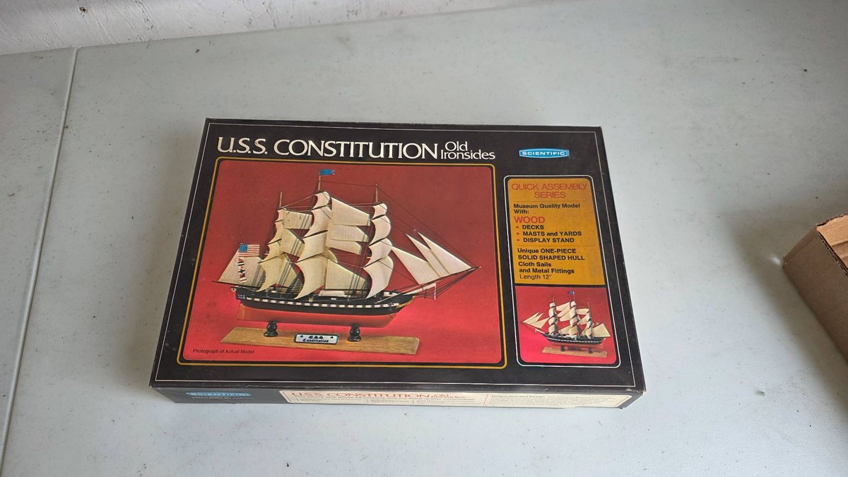 U.S.S. Constitution ‘Old Ironsides’ Wooden Model Kit by Scientific