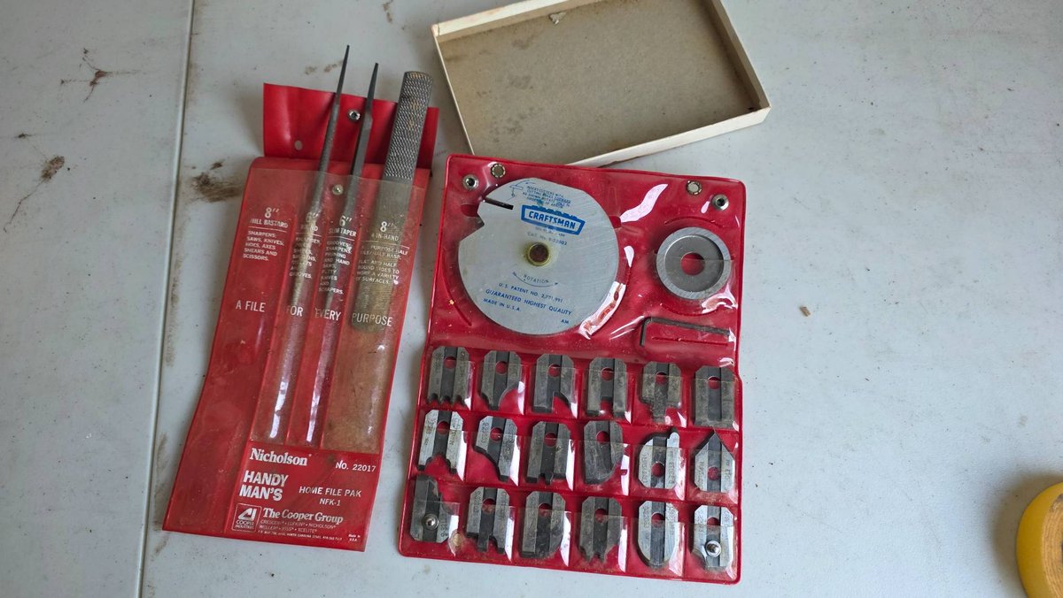 Craftsman Bench Saw Molding Set with Nicholson File Kit