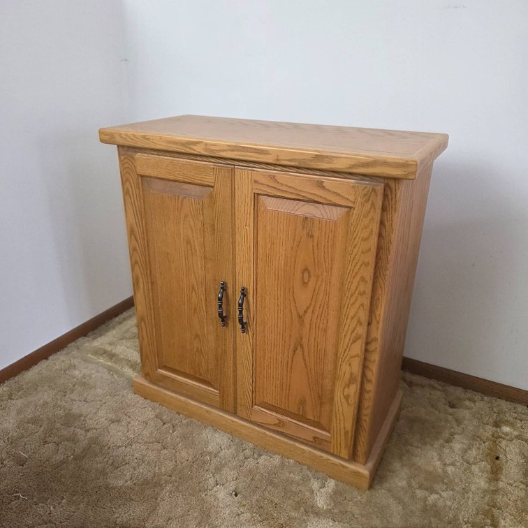 Oak Cabinet with Shelving