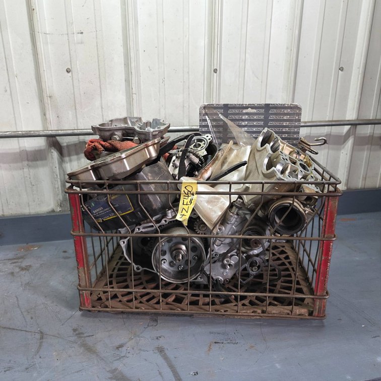 2008 Disassembled Yamaha YZF450 Motor for Parts or Rebuild