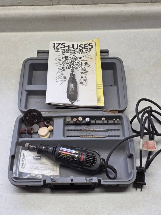 Dremel Variable Speed Rotary Tool Kit with Bits, Case, and Instructions