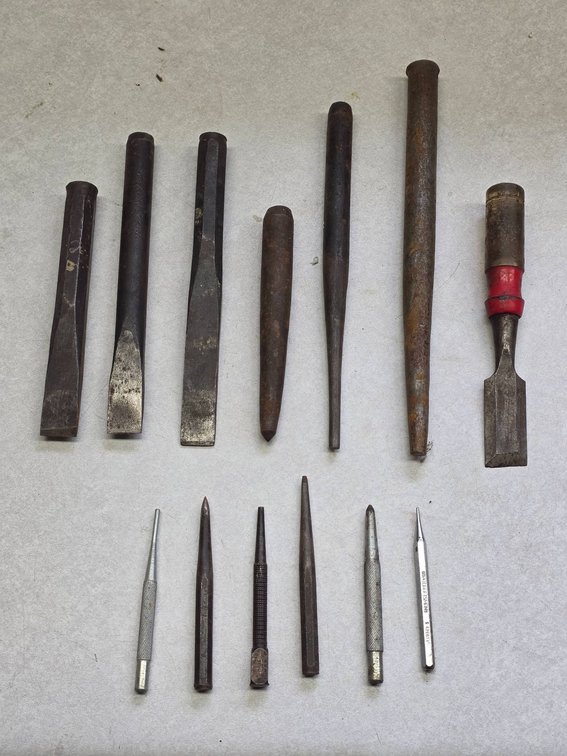 Metal Chisels and Punches